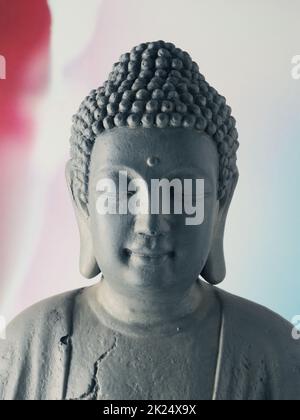 Gros plan d'une statue de Bouddha Banque D'Images