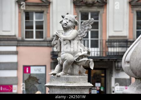 Altes Rathaus auf dem Hauptplatz à Linz, Oberösterreich, Österreich - ancienne mairie sur la place principale de Linz, haute-Autriche, Autriche Banque D'Images