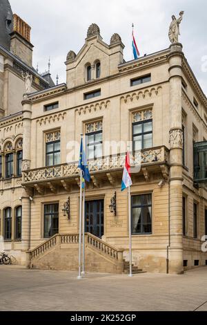 Luxembourg, mai 2022. Vue extérieure du Grand Palais Ducal de Luxembourg en centre-ville Banque D'Images