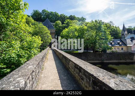 Luxembourg, mai 2022. Vue sur la tour médiévale Vauban dans le centre-ville Banque D'Images