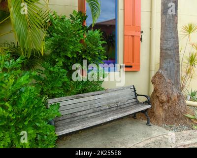 St Thomas, USVI - 4 mai 2022 : vue sur le port de plaisance de Yacht Haven Grande à St Thomas, USVI. Banque D'Images