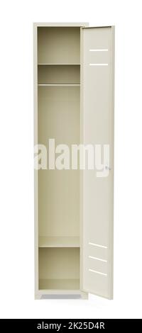 Vider le casier métallique Banque D'Images