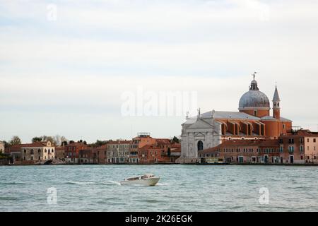 Église du Rédempteur le plus Saint. Paysage de Venise, Italie Banque D'Images