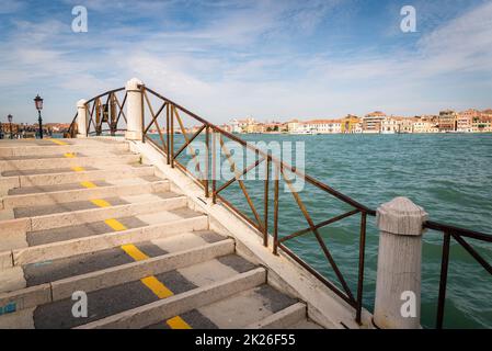 Pont de Venise sur l'île de giudecca Banque D'Images