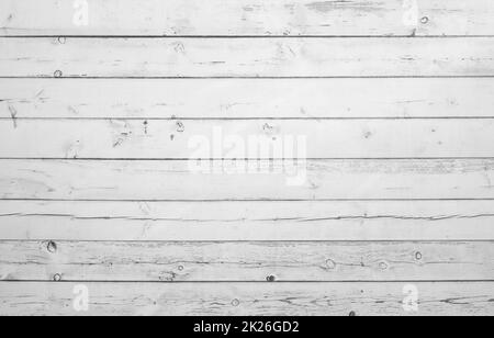 Planches en bois blanc - texture de fond en bois Banque D'Images