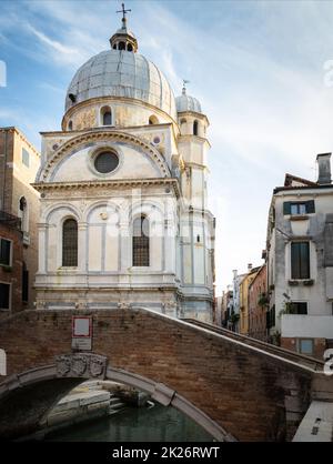 Santa Maria dei Miracoli à Venise, Italie Banque D'Images