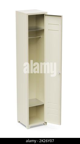 Armoire métallique vide Banque D'Images