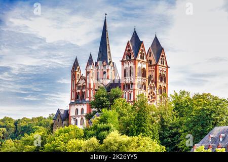 Tours de la cathédrale de Limbourg Banque D'Images