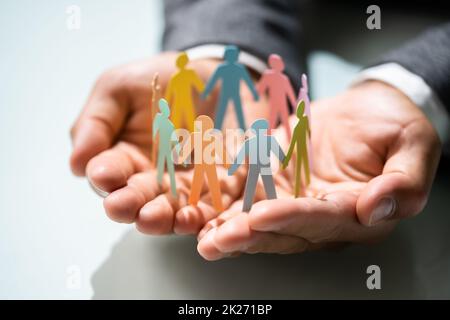 Diversité et inclusion en milieu de travail. Leadership LGBT Banque D'Images