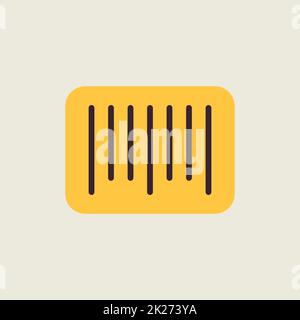 Icône vecteur de code-barres. E-commerce Banque D'Images