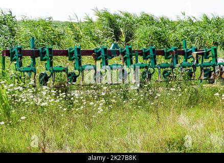 L'attelage de remorque pour tracteurs et moissonneuses-batteuses Banque D'Images
