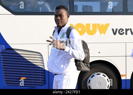 Almere, pays-Bas., 22 septembre 2022, Miquel Darson du Suriname lors du match international amical entre le Suriname et le Nicaragua au stade Yanmar sur 22 septembre 2022 à Almere, pays-Bas. ANP | hauteur néerlandaise | Gerrit van Keulen Banque D'Images