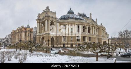 Théâtre d'opéra et de ballet à Odessa, Ukraine Banque D'Images