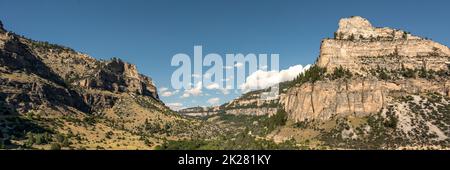 Dix couchages Canyon, Wyoming, USA Banque D'Images