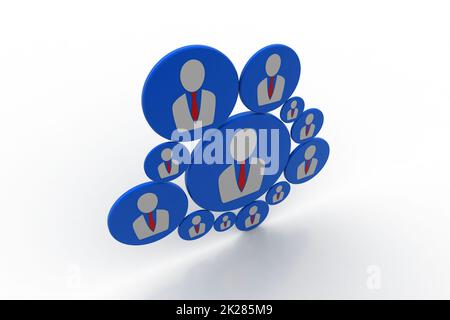 Concept des médias sociaux Banque D'Images