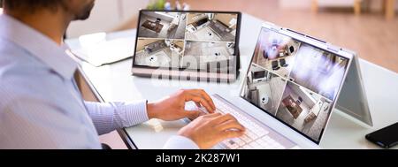 Système de sécurité aspect opérateur Banque D'Images