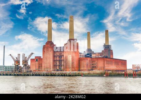 Battersea Power Station, London, UK Banque D'Images