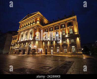 VIENNA, AUSTRIA - CIRCA AUGUST 2022: Wiener Musikverein translation Viennese Music Association concert hall Stock Photo