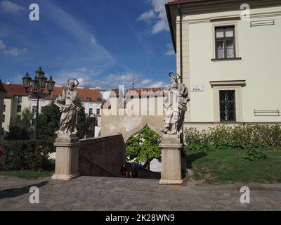 Diecezni muzeum translation Diocesan museum in Brno, Czech Republic Stock Photo