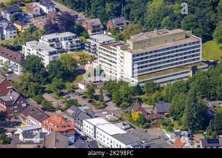 Luftbild, Saint-Joseph-Krankenhaus Bockum-Hövel, Bockum-Hövel, Hamm, Ruhrgebiet, Nordrhein-Westfalen, Deutschland, DE, Europa, Gesundheitswesen, Hôpital Banque D'Images