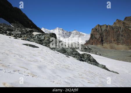 Les Alpes Pennines en Suisse. Europe Banque D'Images