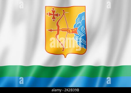 État de Kirov - Oblast - drapeau, Russie Banque D'Images