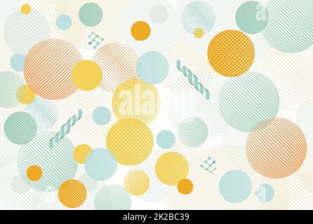 Points géométriques, illustration du motif Banque D'Images