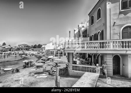 Maison de l'inspecteur Montalbano, série tv, Punta Secca, Italie Banque D'Images