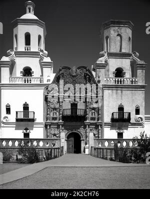 Mission San Xavier Banque D'Images