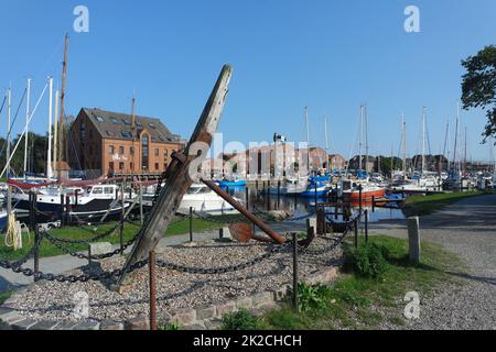 Fehmarn, port d'Orth Banque D'Images