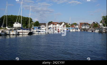 Port de Niendorf, mer Baltique Banque D'Images