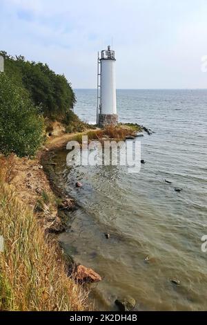 Le phare de Maltzien sur l'île de Rügen, en mer Baltique Banque D'Images