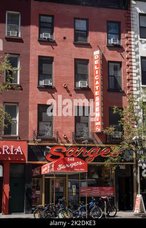 Sarge's Restaurant and Delicatessen, New York, États-Unis 2022 Banque D'Images