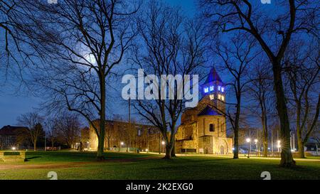 L'église Stiftsruine de Bad Hersfeld à Hesse Banque D'Images