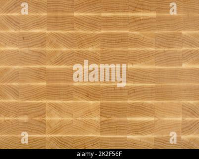 Bloc de broyage de grain à l'extrémité de la buteuse en bois Banque D'Images