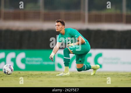 San Pedro Alcantara, Espagne. 22nd septembre 2022. Marvin Keller (SUI) football : moins de 21 ans rencontre internationale amicale entre U21 Japon 1-2 U21 Suisse au Marbella football Center à San Pedro Alcantara, Espagne . Crédit: Mutsu Kawamori/AFLO/Alay Live News Banque D'Images