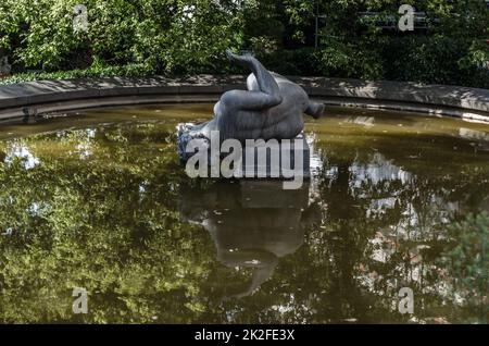 Fontaine à Bruxelles, Belgique Banque D'Images