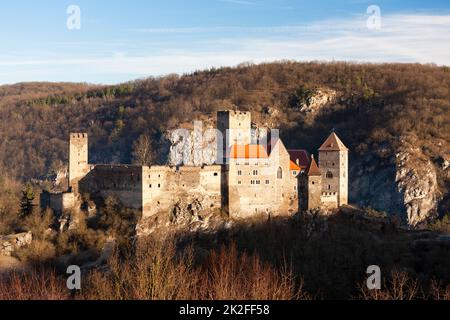 Hardegg Castle dans le Nord de l'Autriche Banque D'Images