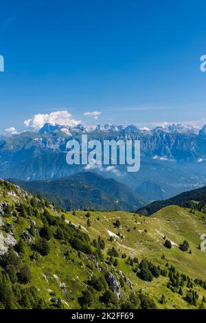 Monte Grappa (Crespano del Grappa), Italie du Nord Banque D'Images