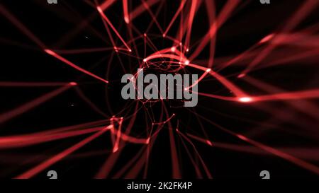 Résumé Plexus technologie Science et ingénierie contexte. Banque D'Images