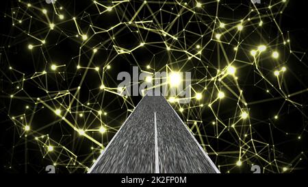 Faire le passage du monde de la science et de l'ingénierie de la technologie Banque D'Images