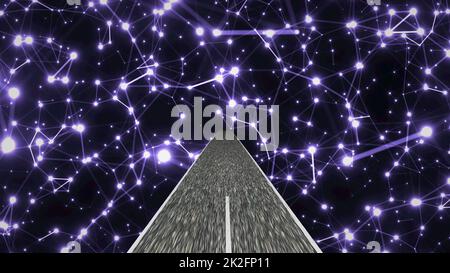 Faire le passage du monde de la science et de l'ingénierie de la technologie Banque D'Images