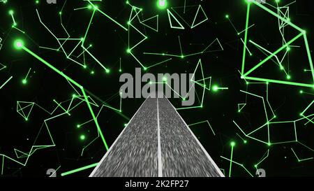 Faire le passage du monde de la science et de l'ingénierie de la technologie Banque D'Images