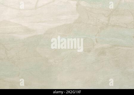 Arrière-plan art abstrait beige clair et vert. Peinture aquarelle sur toile avec dégradé d'olive doux. Fragment d'illustration sur papier avec patter Banque D'Images