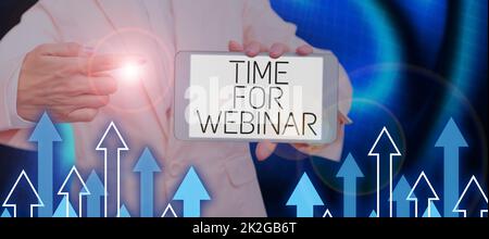 Inspiration montrant l'enseigne équilibre de vie professionnelle. Séminaire de présentation d'entreprise organisé par le biais de la conférence Web sur Internet Banque D'Images