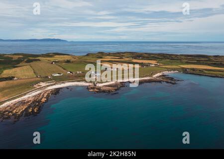 Rathlin Island au large de la côte de l'Irlande du Nord Banque D'Images