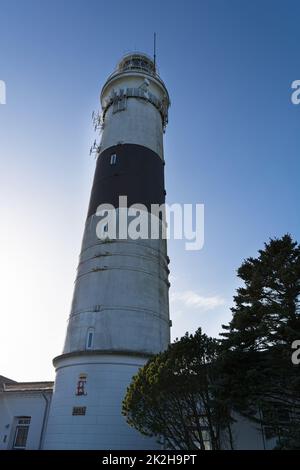 Sylt - vue à l'arrière du phare de Kampen, Schleswig-Holstein, Allemagne Banque D'Images