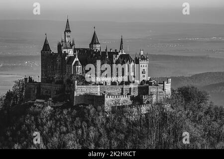 Le Château de Hohenzollern en Allemagne Banque D'Images