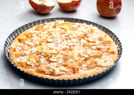 durée de vie du gâteau aux fruits aux amandes Banque D'Images