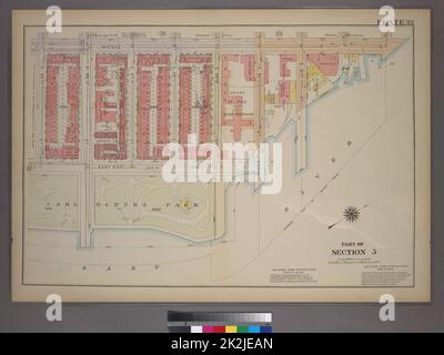 Cartographie, cartes. 1921. Lionel Pincus et Princess Firyal Map Division. Manhattan (New York, New York), immobilier , New York (État) , New York, New York (New York) Plaque 32, partie de la section 5 : délimitée par l'avenue A, (East River) East End Avenue et la rue E. 85th. Banque D'Images